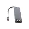 Rozbočovač USB-C HUB RJ45 + HDMI 100W K-08