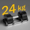 Nastaviteľný liatinový jednoručný činka automat 24 kg, krok po 2 kg, REBEL ACTIVE