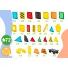 Vzdelávacie magnetické stavebné kocky 72 ks RK-780 Ricokids