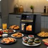 Beztuková fritéza Air fryer Berdsen BD-655 čierna