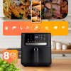 Beztuková fritéza Air fryer Berdsen BD-662 čierna