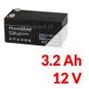 PM 1232 - Akumulátor PowerMAX 3,2Ah 12V - MaxBat