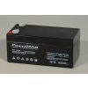 Akumulátor PowerMAX 2 Ah 12 V MaxBat 1232 EC-09569