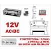 1433RF-12AC/DC - Elektrický zámok 12VAC/DC symetrický s vnútornou pamäťou radiálny na hliníkové dvere - Lockpol