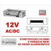 1433-12AC/DC - Elektrické zámok 12VAC/DC symetrický s vnútornou pamäťou pre hliníkové dvere - Lockpol