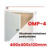 OMP-4 - Kovový podomietkový kryt 400x400x120mm
