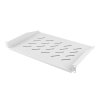 AK-1008-S - Polica RACK 19" 1U/483x315mm, čelná, sivá - Lanberg