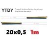 Alarmový kábel YTDY 20 × 0,5 mm (5 × 4 × 0,5) Bitner EC-01413
