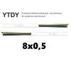 Poplachový kábel YTDY 8x0,5mm - Bitner