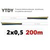 Alarmový a domofónový kábel YTDY 2 × 0,5 mm 200 m Bitner EC-01411