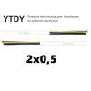 Alarmový a domofónový kábel YTDY 2 × 0,5 mm 200 m Bitner EC-01411