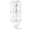 Dlhý dverový štít strieborný 250 mm EC-01197