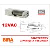 EL1-004 - Elektrický zámok 12VAC základný s pamäťou a blokovaním - Biratronik