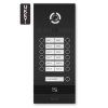 BI-12FB BLACK - Bránový panel IP, 12-nájemnícky, UKEY, SIP 2.0 - BasIP