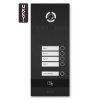 BI-04FB BLACK - Bránový panel IP, 4-užívateľský, UKEY, SIP 2.0 - BasIP
