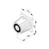 GTR 048000 A06 - Elektromagnetická dverová zarážka 24V - D+H