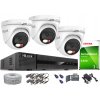 Súprava na monitorovanie TurboHD, 3 kamery Hybrid Light 5Mpx, rekordér 4ch - HiLook od Hikvision