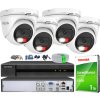 large zestaw do monitoringu turbohd 4 kamery zewnetrzne hybrid light 2mpx rejestrator xvr 4ch hilook by hikvision tvicam t2m 20dl dvr 4ch 4mp
