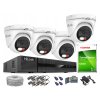 large zestaw do monitoringu turbohd 4 kamery hybrid light 5mpx rejestrator 4ch hilook by hikvision tvicam t5m 20dl dvr 4ch 5mp