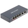 DS-3E0106P-E/M - Prepínač 4x PoE + 2x Uplink, 35W - Hikvision