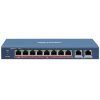 DS-3E0310HP-E - PoE Switch 8+2, 2x Uplink 1000Mbps, 110W, HiPoE - Hikvision