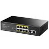 large fs1010p switch poe 8 2 10 100mbps 8x poe 120w cudy fs1010p