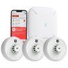 FHX3 - Sada alarmov na 3 teplotné senzory XH02-M + Centrála SBS50 - X-Sense