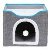 Mačací domček so škrabadlom 42x41x34 cm Springos PA1085