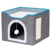 Mačací domček so škrabadlom 42x41x34 cm Springos PA1085