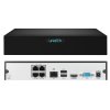 NVR-104S3-P4 - IP záznamník 4-kanálový, PoE, do 6Mpx 4K, H.265, 1x HDD - Uniarch By Uniview