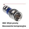 BNC-W/ZAC-RG-6/MSR - Modrý kompresný konektor na kábel RG-6 - ALIQUAM
