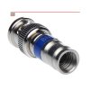 BNC-W/ZAC-RG-6/MSR - Modrý kompresný konektor na kábel RG-6 - ALIQUAM