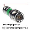BNC-W/ZAC-TRI113/MSR - Kompresný konektor zelený na kábel Triset-113 - ALIQUAM