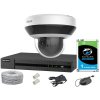 Súprava na monitorovanie IP, otočná kamera PTZ 4Mpx, IR20, NVR 4xPoE, Disk 1TB - Hilook by Hikvision