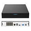 NVR-108S3-P8 - 8-kanálový IP rekordér, PoE, do 6Mpx 4K, H.265, 1x HDD - Uniarch By Uniview