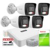 Sada na monitorovanie IP 4Mpx 4 kamery IPCAM-B4-30DL, Hybrid Light, 4x PoE - HiLook od Hikvision