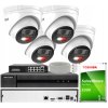 Súprava na monitorovanie IP 4Mpx 4 Kamery IPCAM-T4-30DL, Hybrid Light, Záznamník 8ch - HiLook by Hikvision