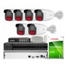 Súprava na IP monitorovanie 2Mpx 6 kamier IPCAM-B2-50IR, Záznamník 8ch - HiLook by Hikvision