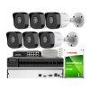 Súprava na IP monitorovanie 2Mpx 6 kamier IPCAM-B2, Záznamník 8ch - HiLook od Hikvision