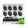 Súprava na monitorovanie IP 2Mpx 8 kamier IPCAM-T2, Záznamník 8ch - HiLook by Hikvision