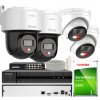 Sada pre IP monitorovanie 4Mpx 4 kamery, Hybrid Light, Záznamník 8ch - HiLook by Hikvision