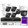 IP Monitorovací Systém 4Mpx 6 Kamier, Záznamník 8ch s PoE - Hikvision