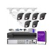 Súprava na monitorovanie TurboHD, 6 kamier Hybrid Light 5Mpx, záznamník 8ch - HiLook by Hikvision
