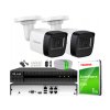 Zestaw do Monitoringu IP 4Mpx , 2 Kamery IP, Rejestrator 4ch PoE - HiLook by Hikvision