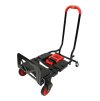 warehouse transport trolley 120kg mobile 2in1