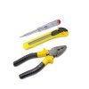 tool set 21 el combination pliers hammer bits