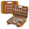 FORSTIME Veľká sada náradia 108 PRVKOV 1/4" 1/2" šesťhranných 4-32mm