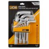 JCB Súprava IMBUSOVÝCH KĽÚČOV 13 PRVKOV 1/16-3/4" typu L Cr-V HEX