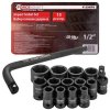 FORCEKRAFT Sada nárazových hlavíc 1/2" 15 PRVKOV 6-hranných (10-32mm)