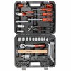 set of tools sockets spanners ratchet 36el
